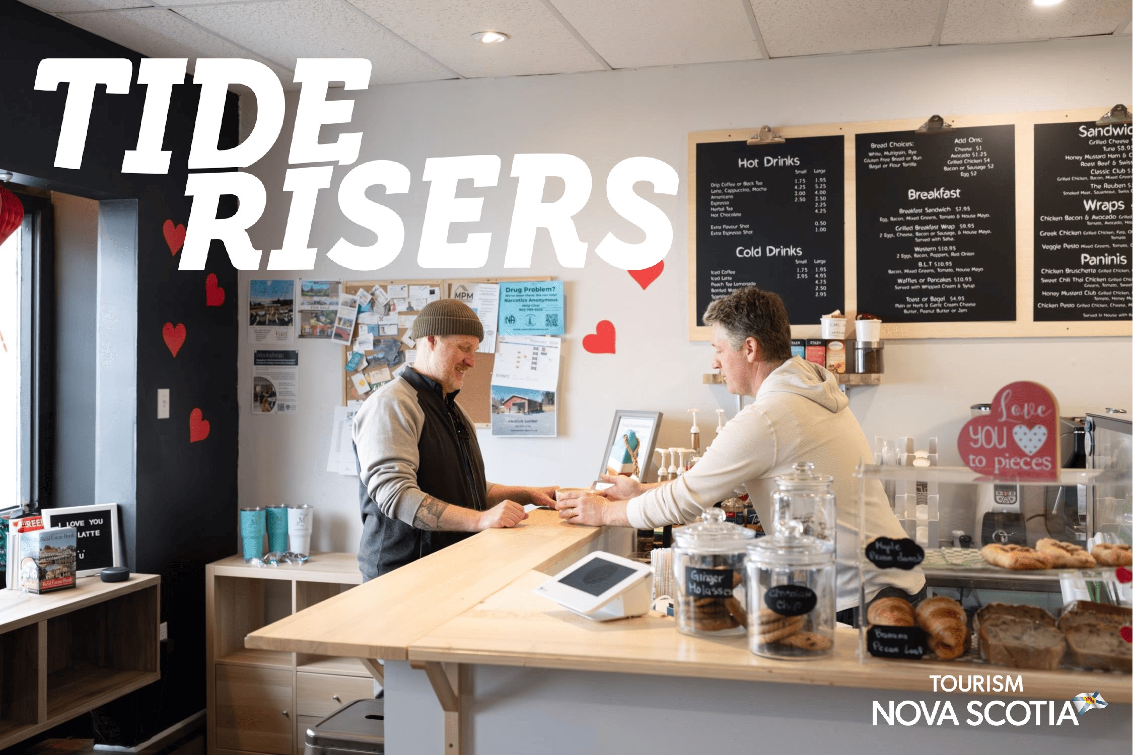 Neil MacLean serves up a coffee in the Marmalade Cafe and Coffee Bar.