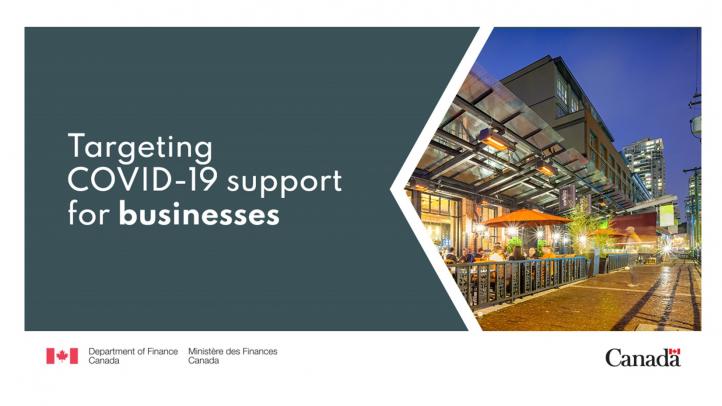 Targeting COVID-19 Support for businesses.