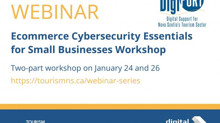 Cybersecurity Essentials for Small Business two-part workshop on January 24 and 26.