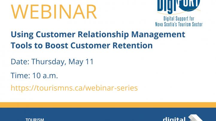 Webinar: Using Customer Relationship Management Tools to Boost Customer Retention on Thursday, May 11 at 10am. 